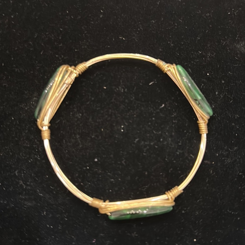 Bracelet: Copper Wire-Wrapped Bangle - image 4